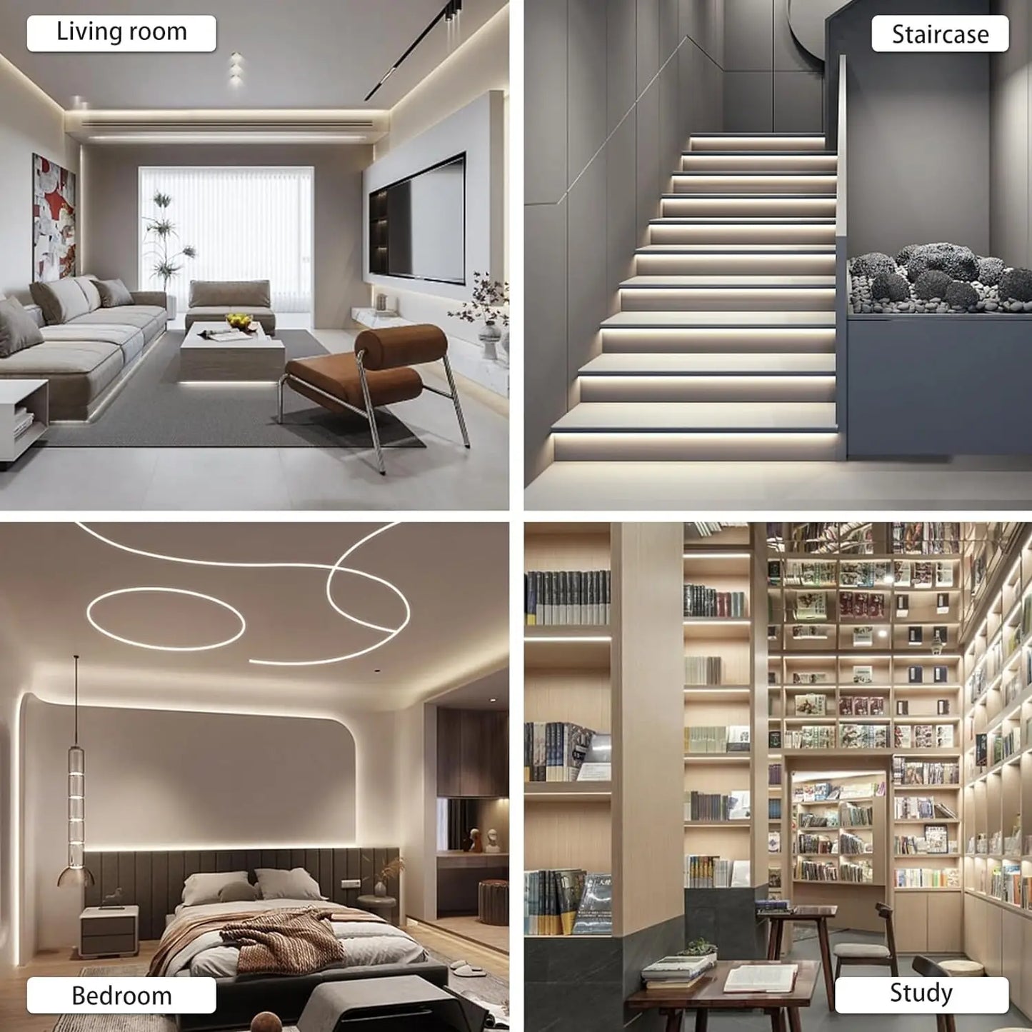 LED Strip Light - Warm White Flexible Dimmable Lights