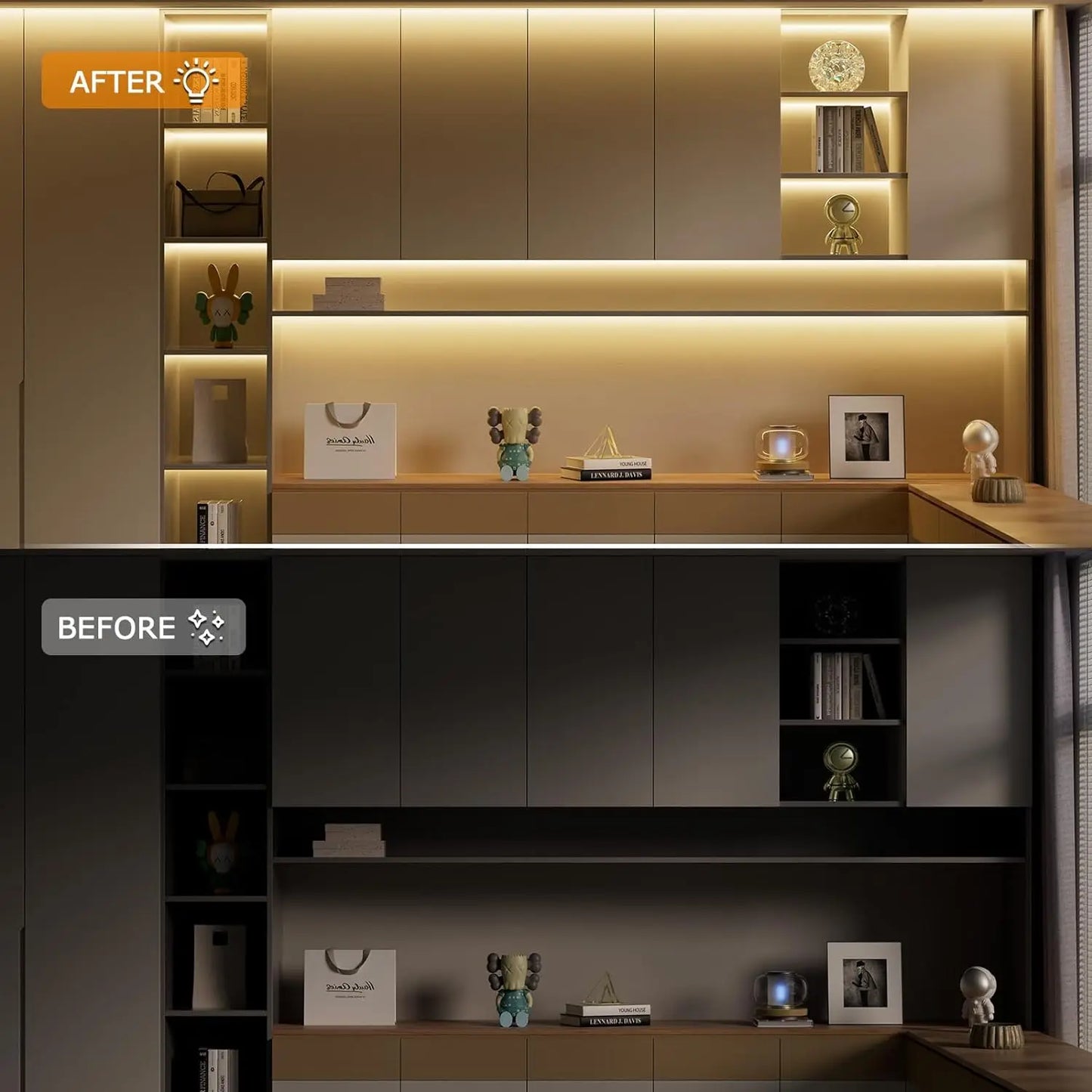 LED Strip Light - Warm White Flexible Dimmable Lights